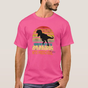 T-shirt Dinosaure rugissant maternelle rentrée scolaire pr