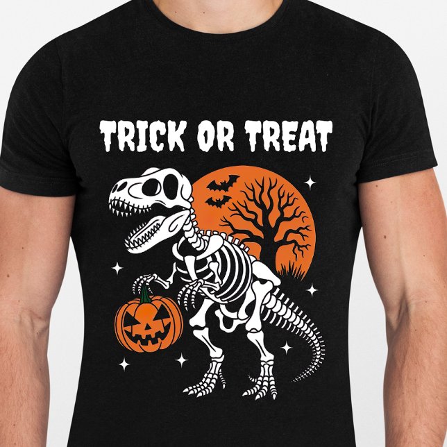 T-shirt Dinosaure Squelette Trou ou traiter Halloween drôl (Créateur téléchargé)