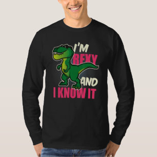 T-shirt Dinosaure T Rex Drôle Pour Enfants Jeunes Et Adult