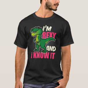 T-shirt Dinosaure T Rex Drôle Pour Enfants Jeunes Et Adult