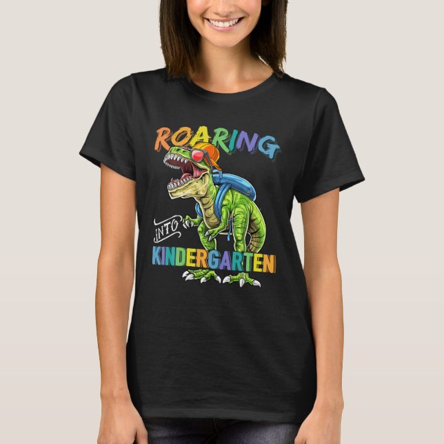 T-shirt Dinosaure T - Rex Retour À (Devant)