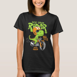T-shirt Dinosaure tête casque