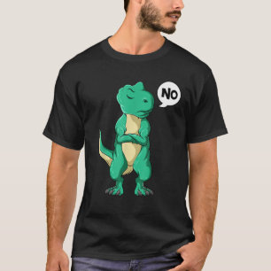 T-shirt Dinosaure têtu T Rex Enfants Garçons Filles Jeunes