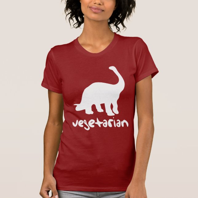 T-shirt Dinosaure végétarien (Devant)