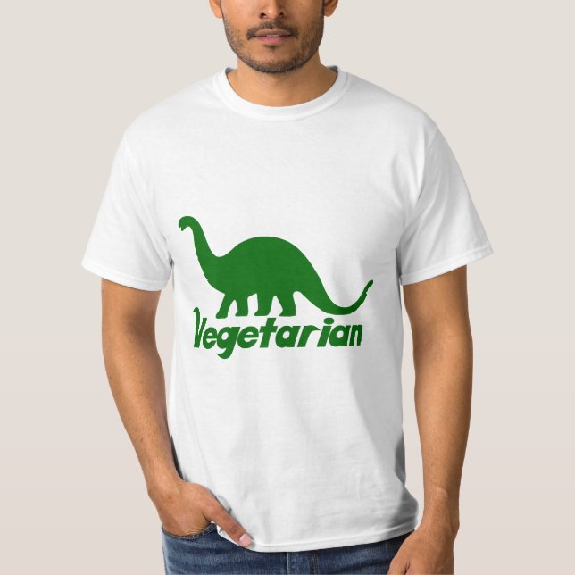T-shirt Dinosaure végétarien (Devant)