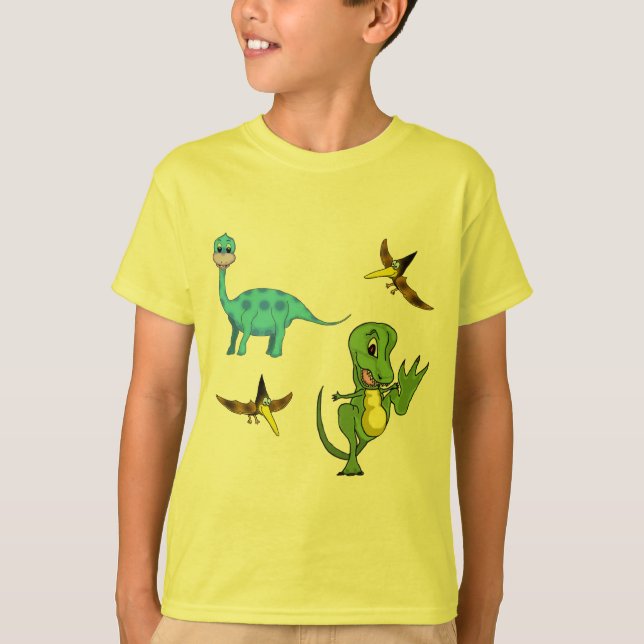 T-shirt dinosaures (Devant)