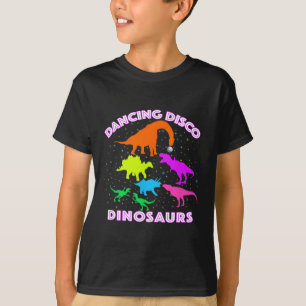 T-shirt Dinosaures disco qui dansent prouvent que le profe