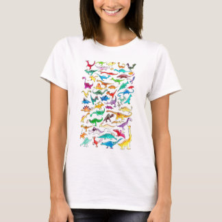 T-shirt "Dinosaures la pièce en t adaptée des femmes pour