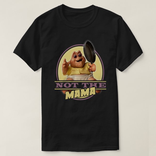 T-shirt Dinosaures Not The Mama (DNS0020-501BLK) Men_s Sti (Design devant)