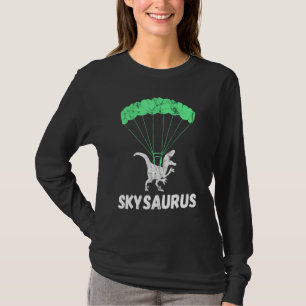 T-shirt Dinosaures parachutistes de saut en parachute Dino
