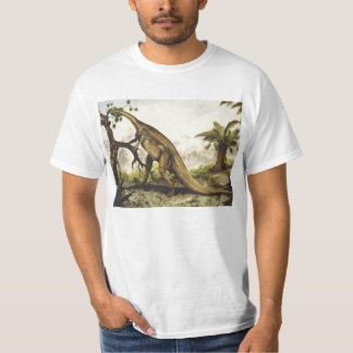 T-shirt Dinosaures Vintage, Plateosaurus Paissant sur des