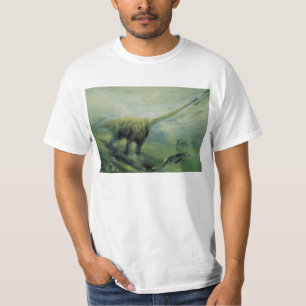 T-shirt Dinosaures vintages, Brachiosaurus Nager dans l'oc