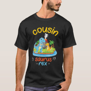 T-shirt Dinosaures vintages Dansant Ensemble Joyeux Cousin