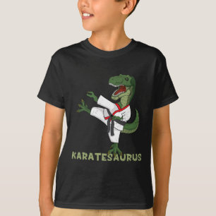 T-shirt Dinosaurus Karaté Drôle Karatesaurus T-rex Graphiq