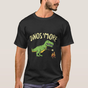 T-shirt Dinosmore Drôle Dino Smore Camping Camp Dinosaur C