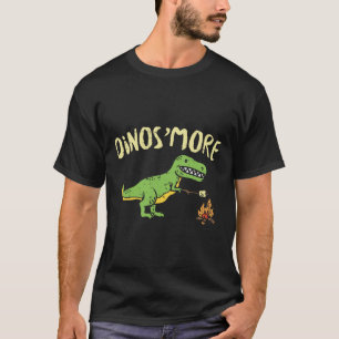 T-shirt Dinosmore Drôle Dino Smore Camping Dinosaur Camp C