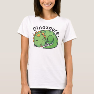 T-shirt Dinosnore - Dinosaure dormant mignon