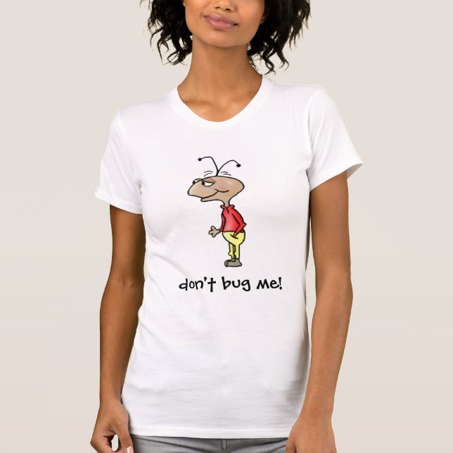 T-shirt d'insecte de bande dessinée (Devant)