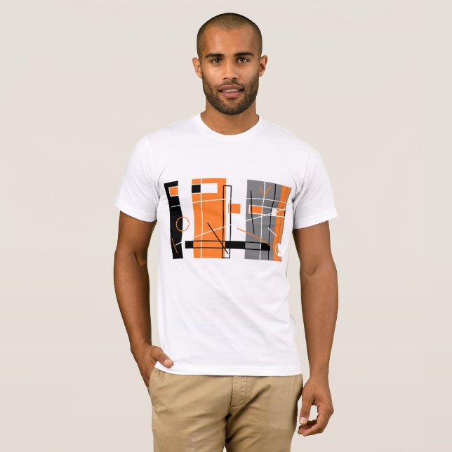T-Shirt d'inspiration géométrique (Devant entier)