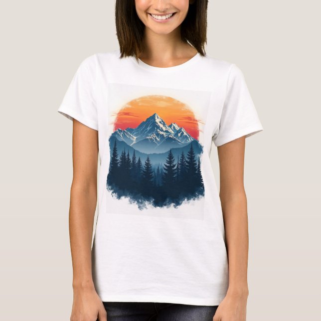 T-shirt d'inspiration nature (Devant)