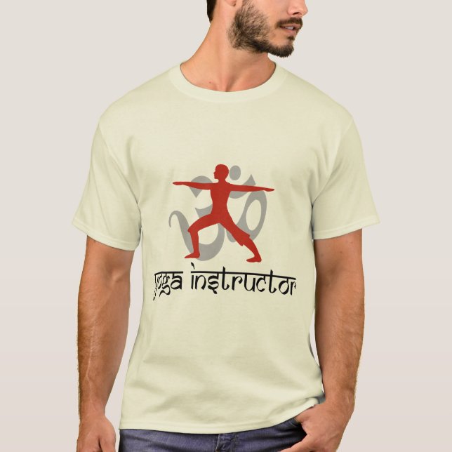 T-shirt d'instructeur de yoga (Devant)