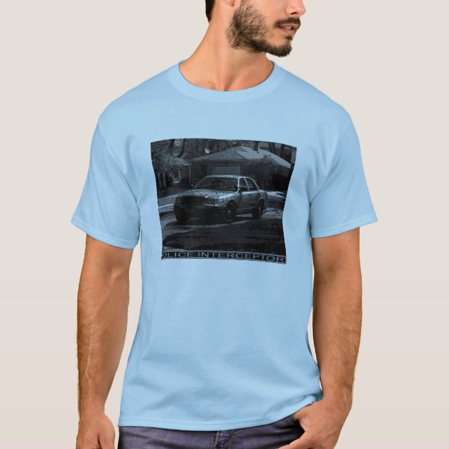 T-shirt d'intercepteur de police (Devant)