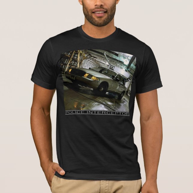 T-shirt d'intercepteur de police (Devant)