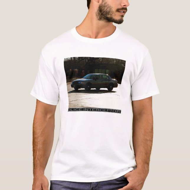 T-shirt d'intercepteur de police (Devant)