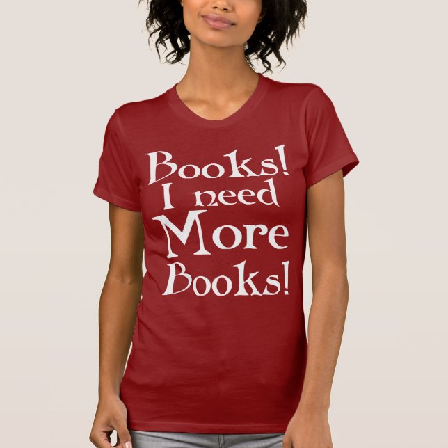 T-shirt d'intoxiqué de livre (Devant)