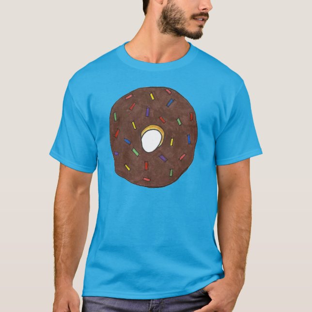 T-shirt Dinuts de noix de chocolat Saupoudrent Le Tee (Devant)