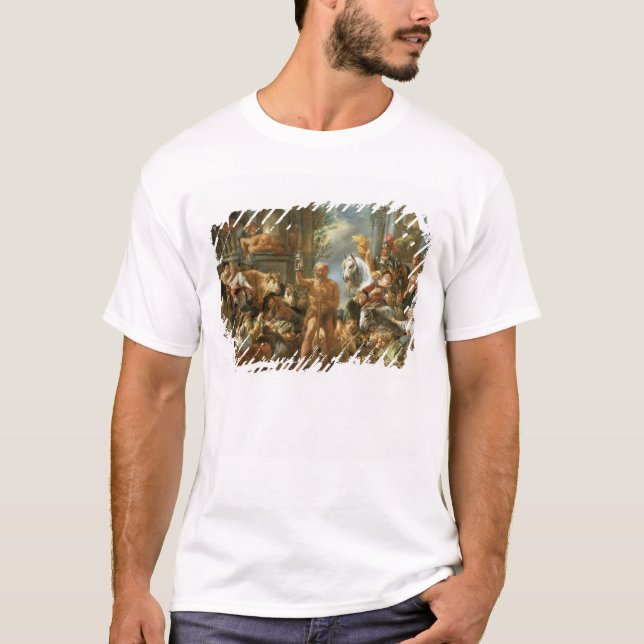 T-shirt Diogène recherchant un homme honnête, c.1650-55 (o (Devant)