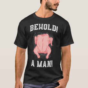 T-shirt Diogène Voici Un Homme (Poulet) Philosophie Épique