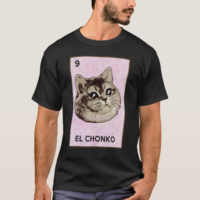 T-shirt Dios Mio Oh Lord Chonk El Chonko Mexican Cat Meme (Devant)