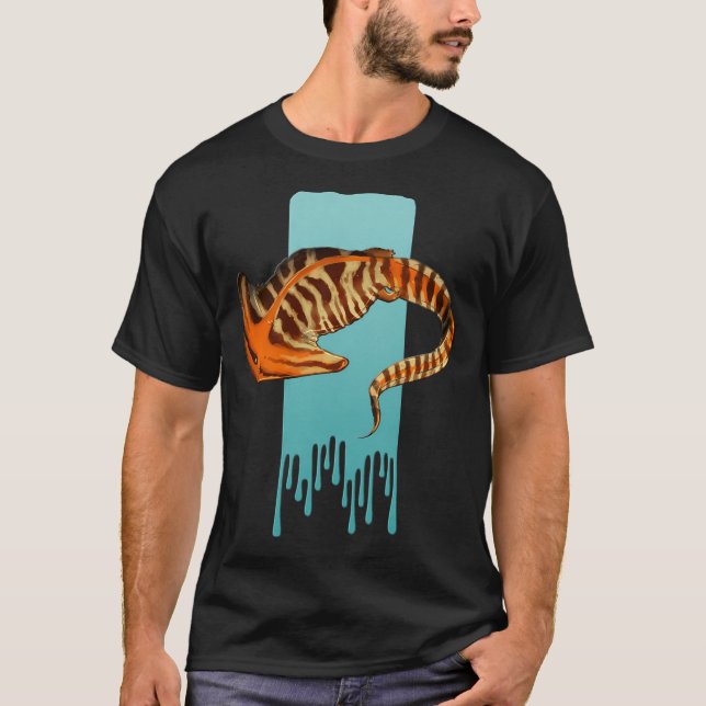 T-shirt Diplocaulus La Salamandre À Tête De Marteau - Chem (Devant)