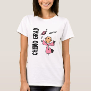 T-shirt DIPLÔMÉ 1 de CHIMIO de cancer du sein