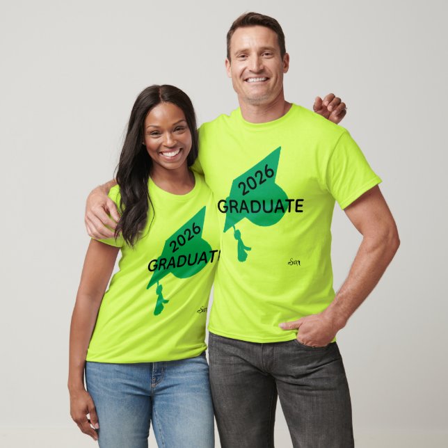 T-Shirt : Diplômé 2026 (Unisexe)