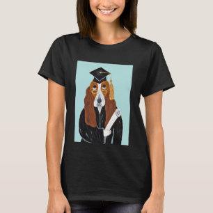 T-shirt Diplômé Basset Hound