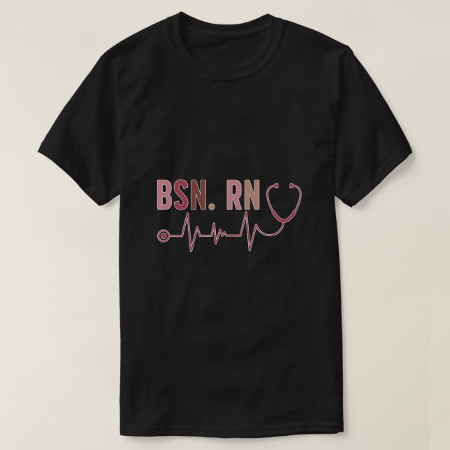 T-shirt Diplômé BSN Infirmière inscrite BSN RN Gr (Design devant)