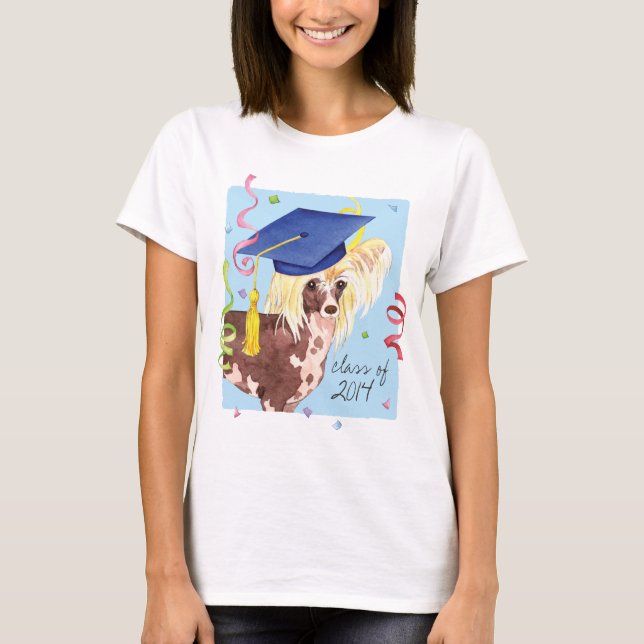 T-shirt Diplômé chinois en crête (Devant)