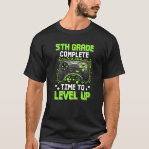 T-shirt Diplômé de 5e année en matière de jeu