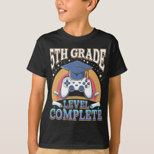 T-shirt Diplômé de 5e année Niveau Complète Obtention du d