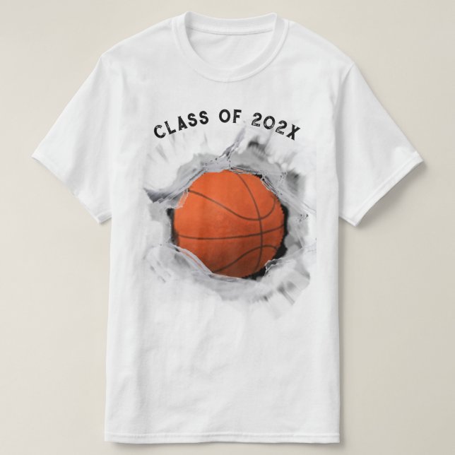 T-shirt Diplôme de basket-ball (Design devant)