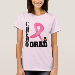 T-shirt Diplômé de chimio de cancer du sein