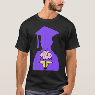 T-shirt Diplôme de collège Purple Lycée Graduation