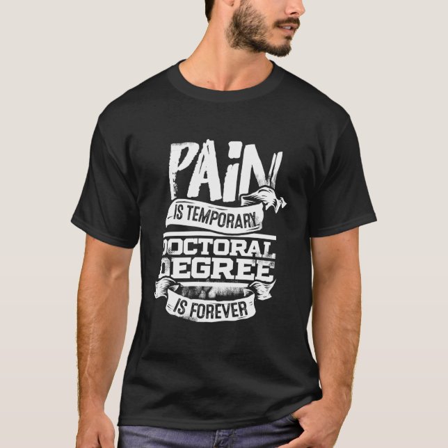 T-shirt Diplôme de doctorat (Devant)