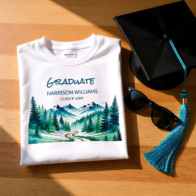 T-shirt Diplômé de la montagne aventureuse  (Créateur téléchargé)