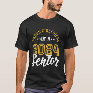 T-shirt Diplômé de la promotion 2024 Fier d'être l'ami d'u