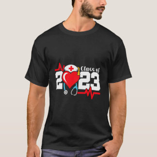 T-shirt Diplômé de l'école d'infirmières promotion 2023 In