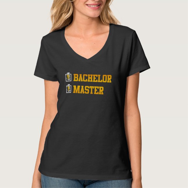T-shirt Diplôme de licence prêt Diplôme de master (Devant)