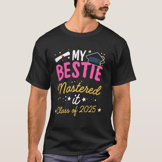 T-shirt Diplômé de Master Ma Meilleure Amie a Réussi Promo (Devant)